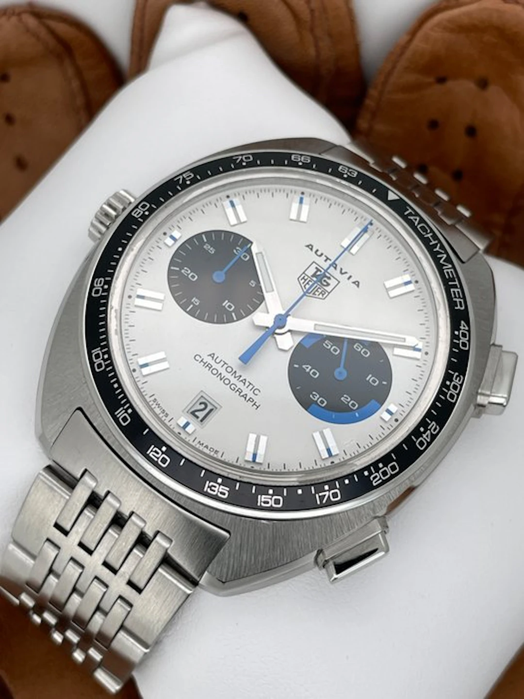 TAG Heuer - Autavia "Siffert" Steel Chronograph Automatic...