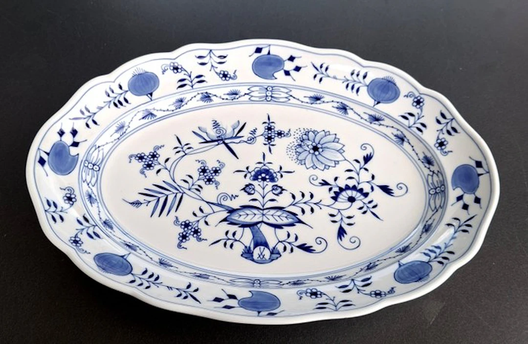 Meissen - Table service - Onion-pattern Exclusive XL serving platter