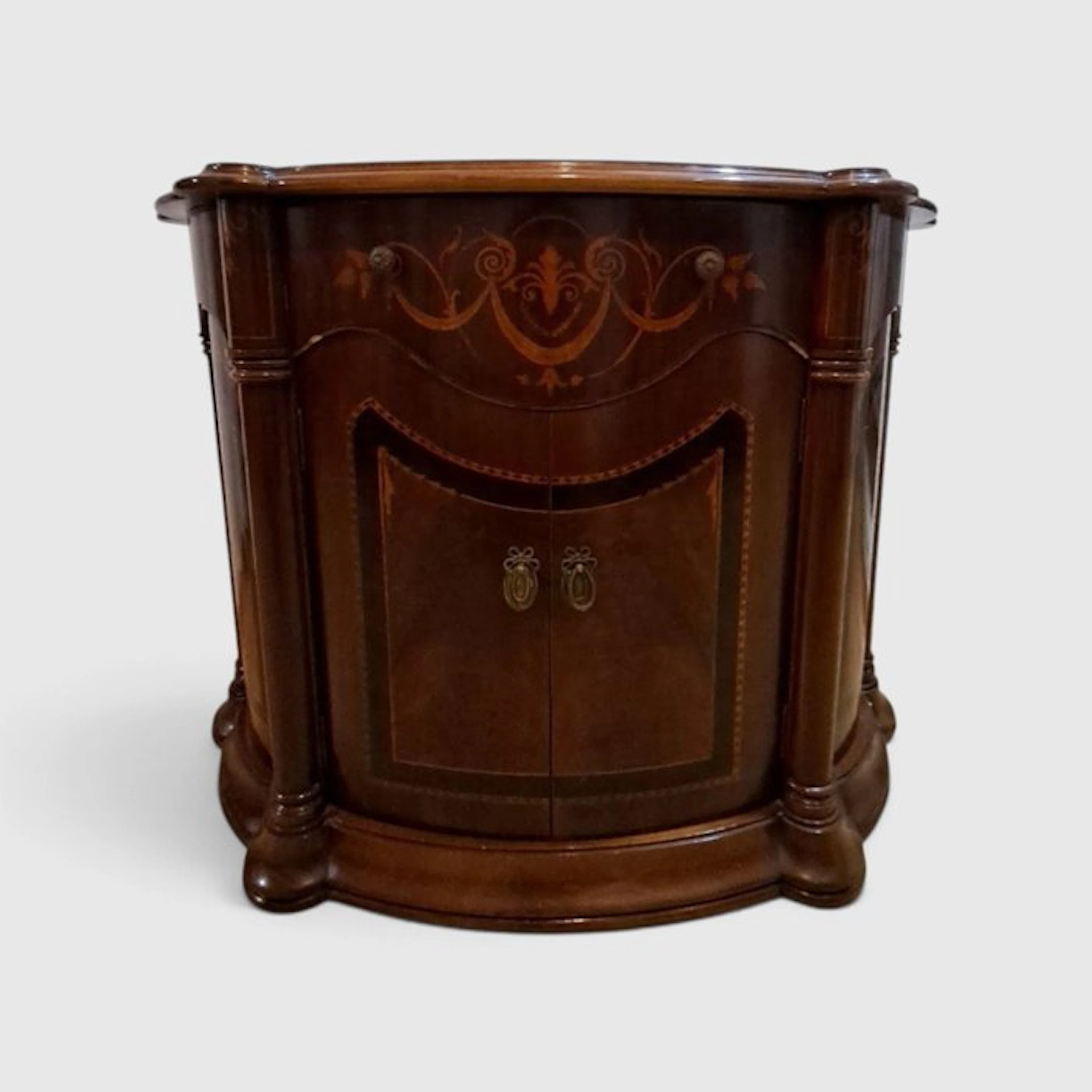 Sideboard - Noble wood veneer (probably walnut/mahogany)...