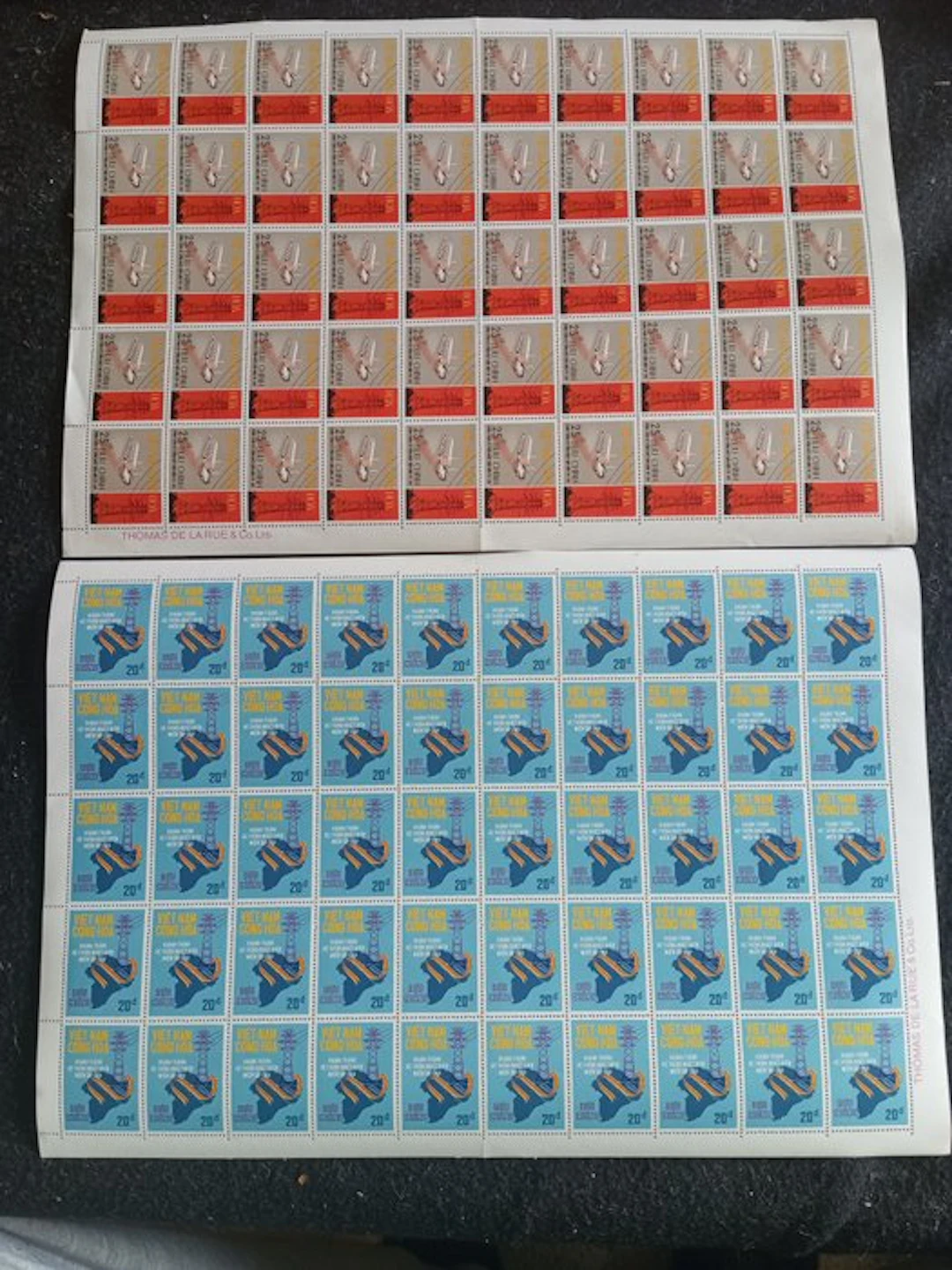 Vietnam 1975 - Electrification Day - Unissued set in...