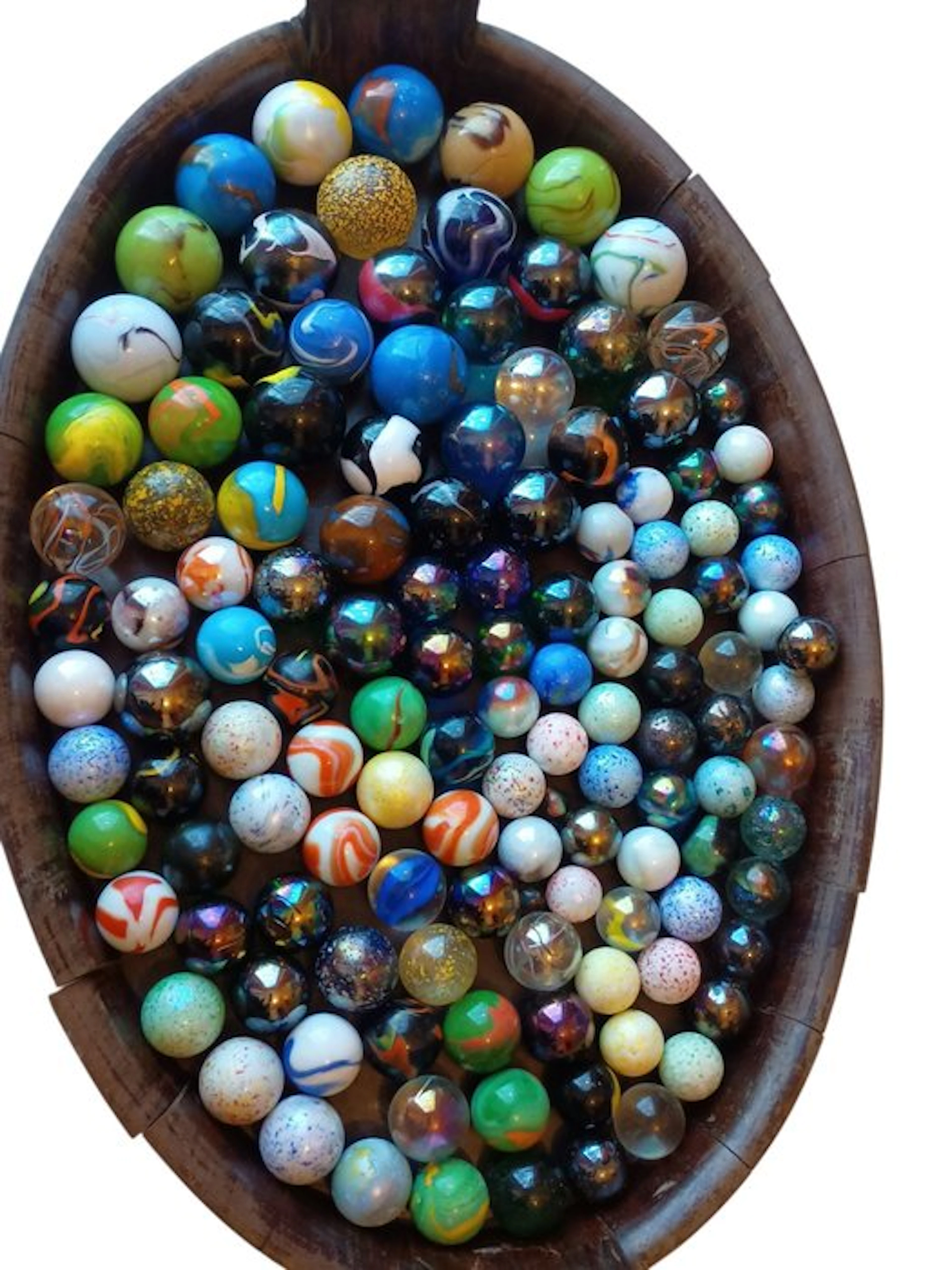 Vintage/Retro knikkers, groot,medil, klein - Marbles - 1930-1940 - Europe