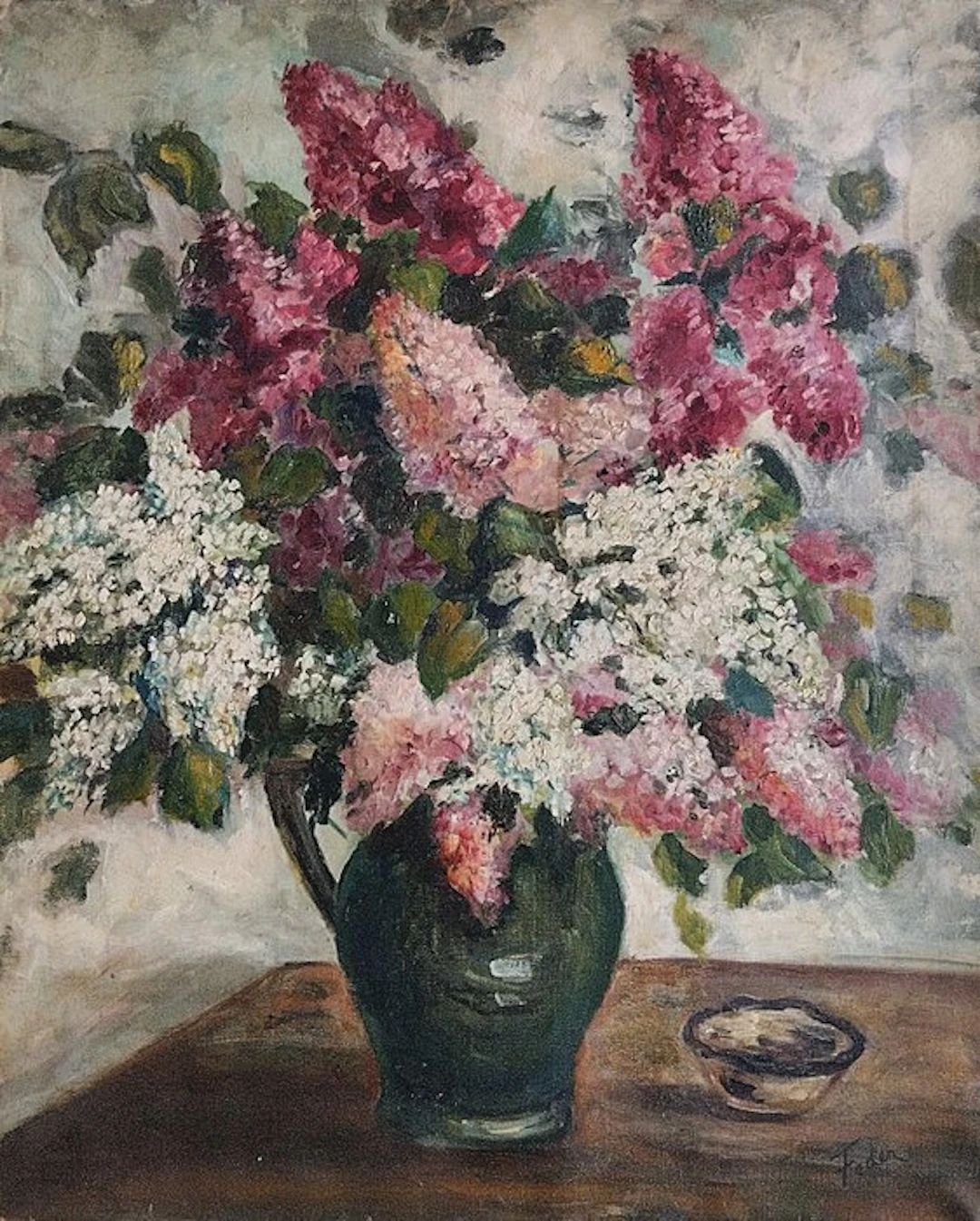 Adolphe Feder (1886-1943) - Bouquet de lilas