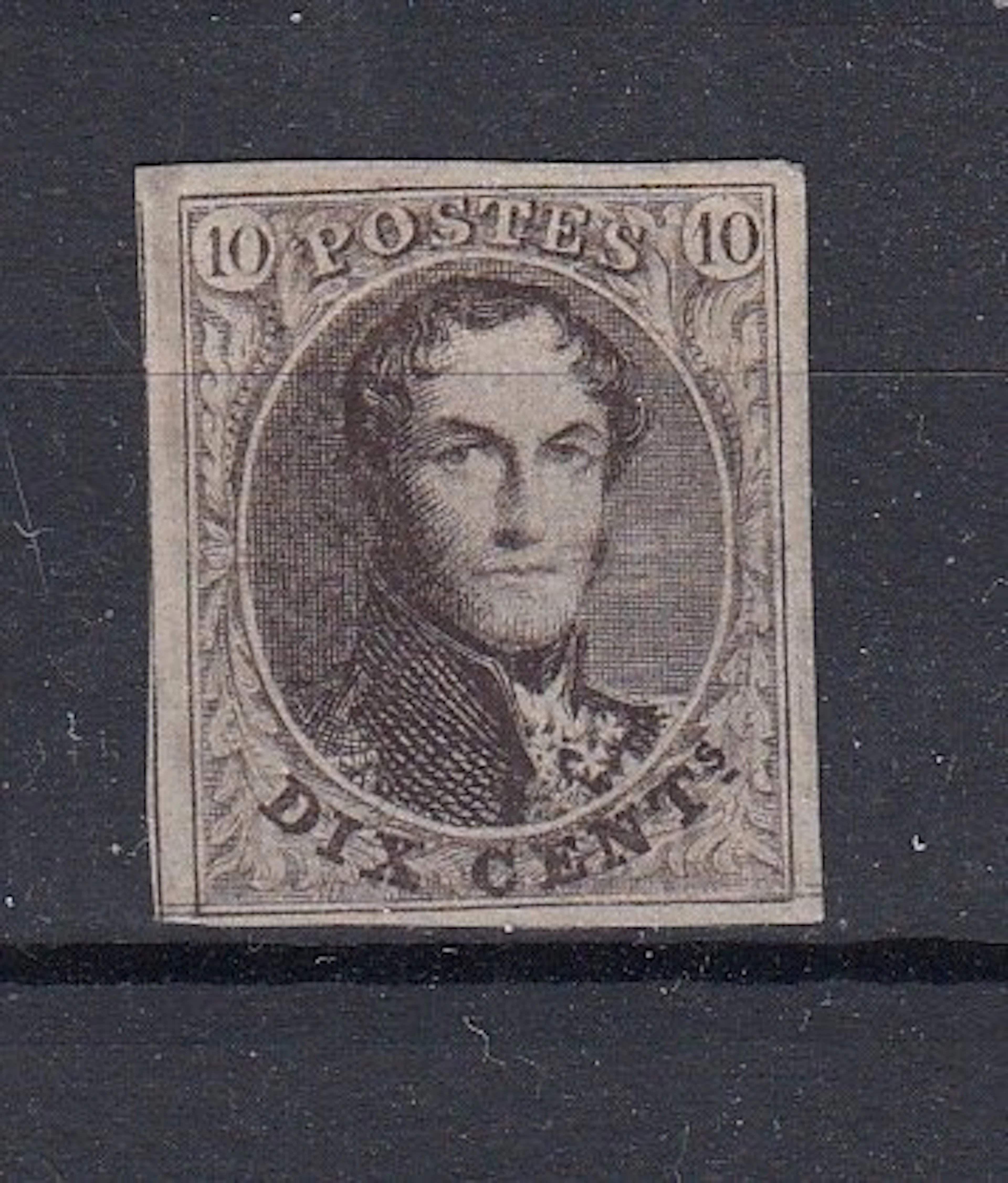 Belgium 1861 - 10c medallion - OBP : 10 , zeer goed gerand (1 gebuur links)