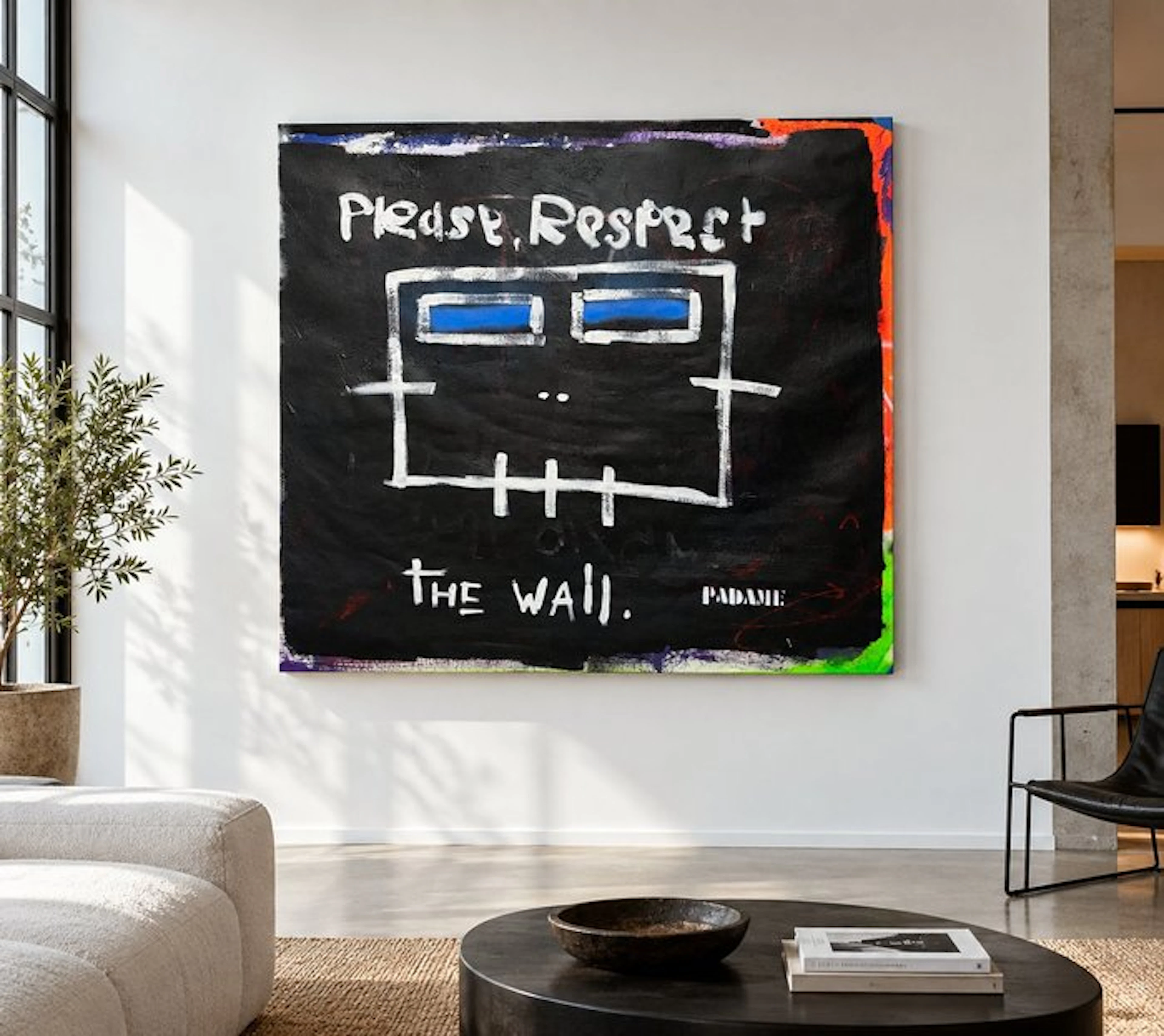 Padame ONE - The Wall - 87x98 cm - Original Canvas XL