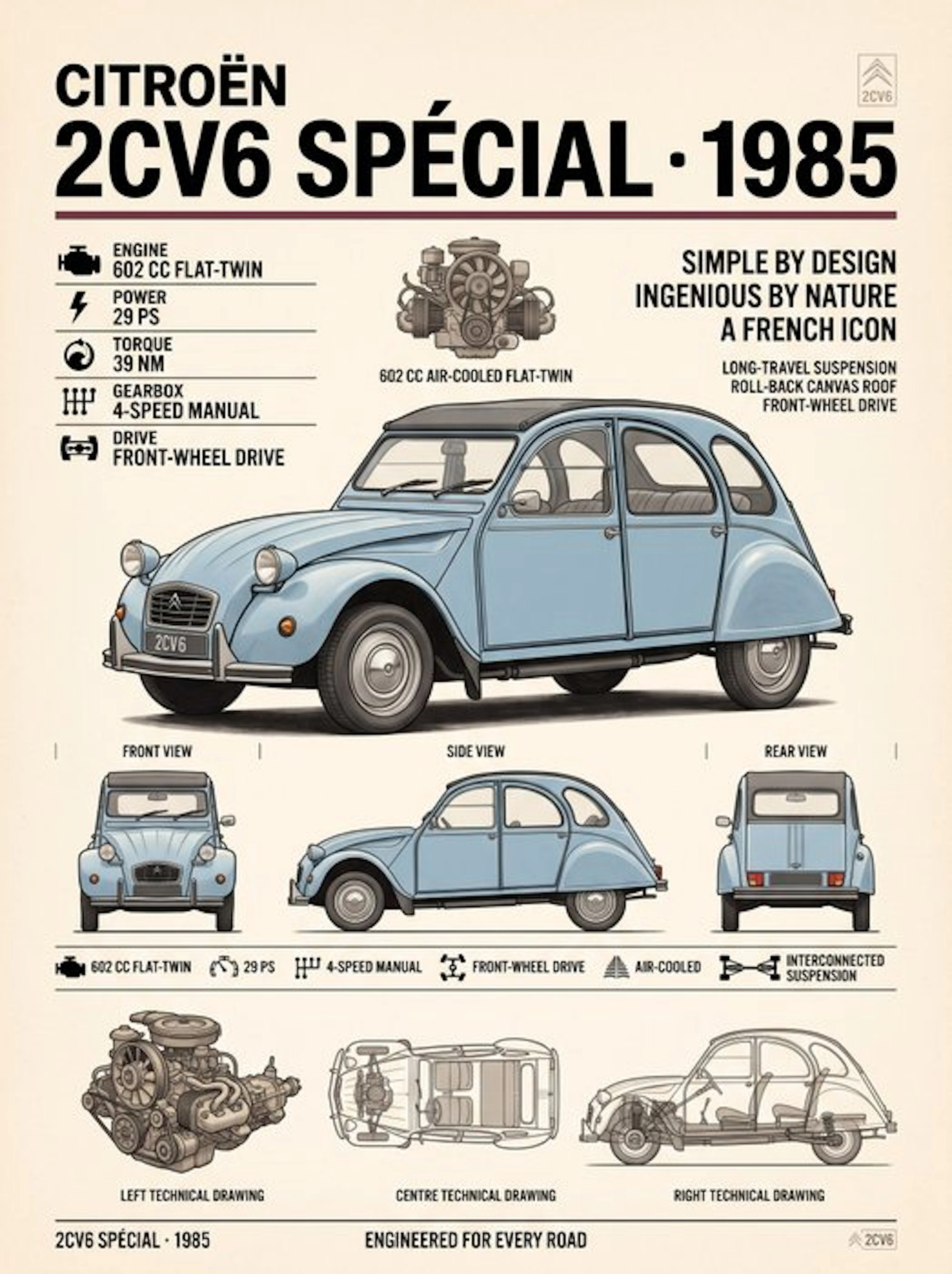 Shmidt.Art - Citroën - CITROËN 2CV6 SPÉCIAL · 1985 - 1980s
