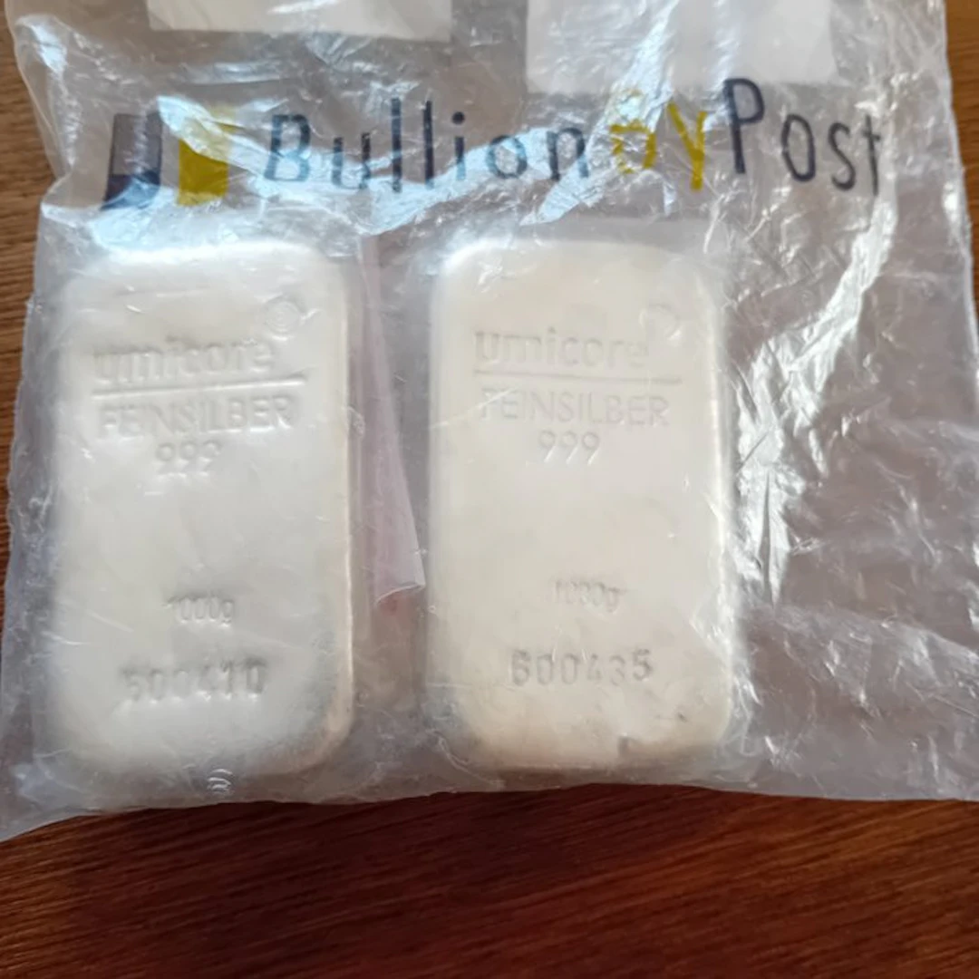 2 kilograms - Silver .999 - Umicore, Belgium - Sealed & with certificate