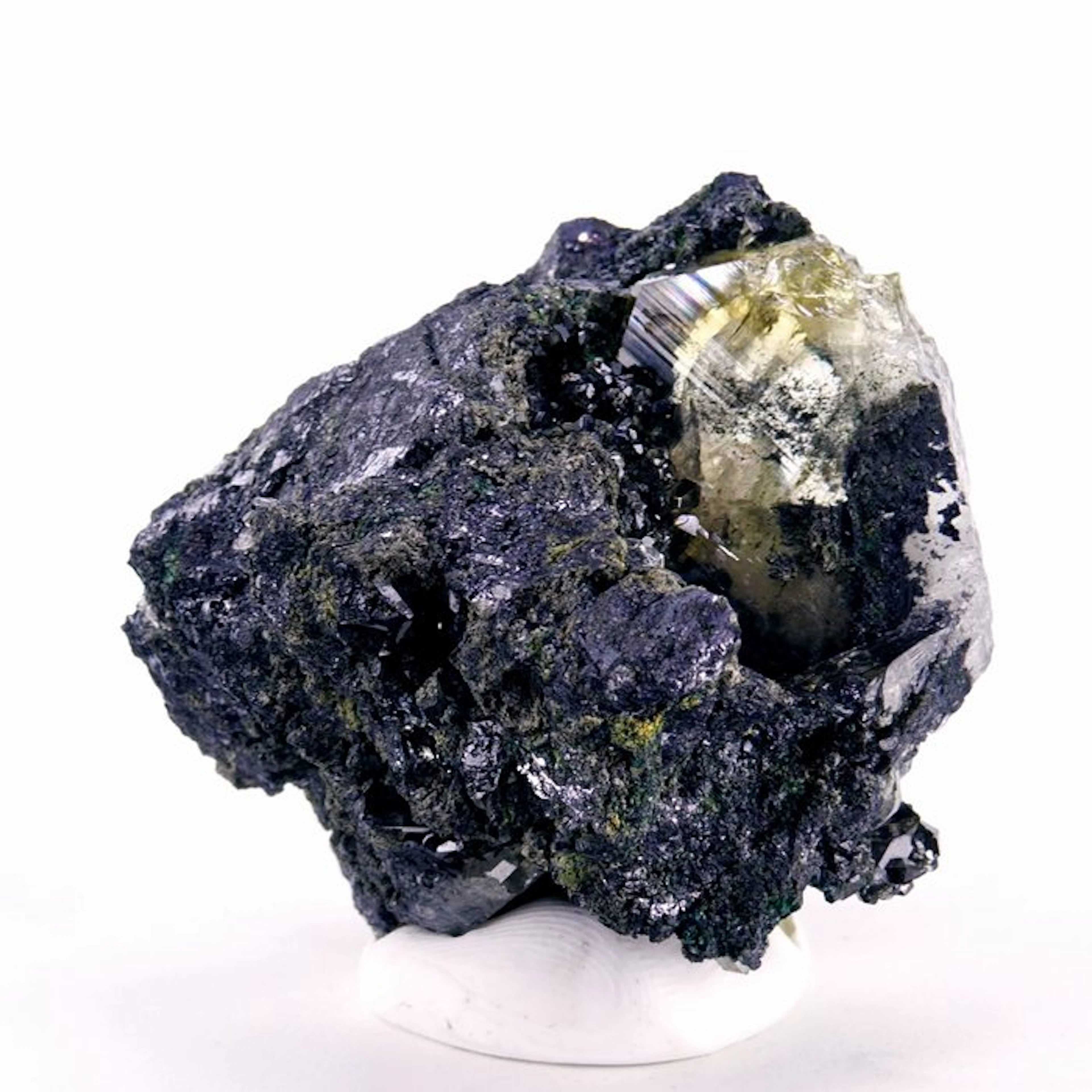 Anglesite - Touissit, Jerada, Morocco - Height: 4.7 cm - Width: 4.5 cm- 148 g