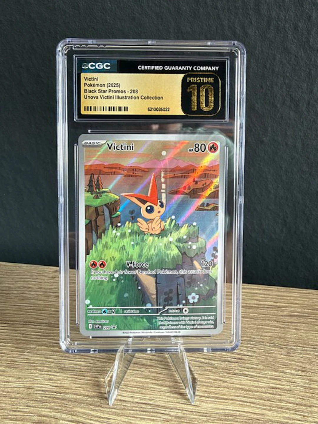Pokémon - 1 Graded card - Victini 208 Promo card