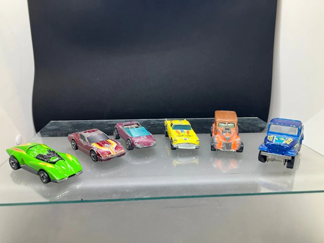 Hot Wheels 1:64 - Model car (6) - Ensemble de petites...