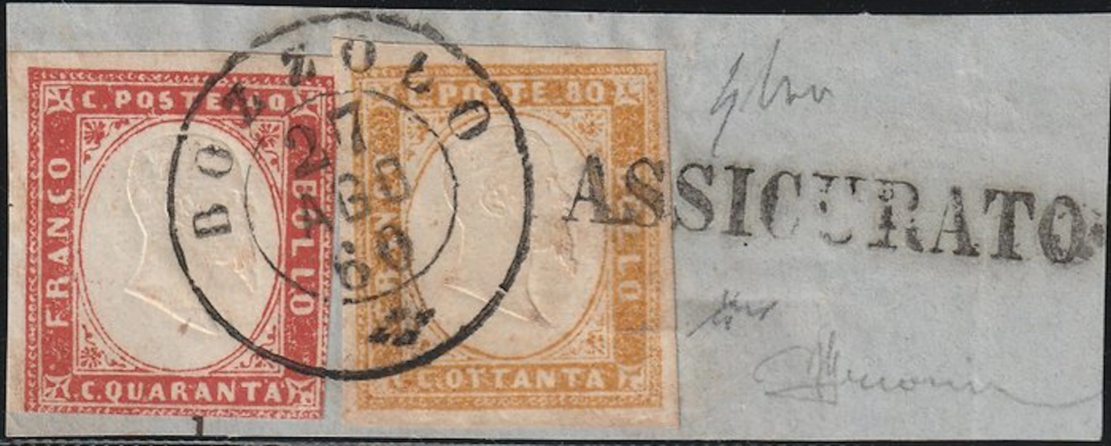 Italian Ancient States - Sardinia 1860 - IV^ Em