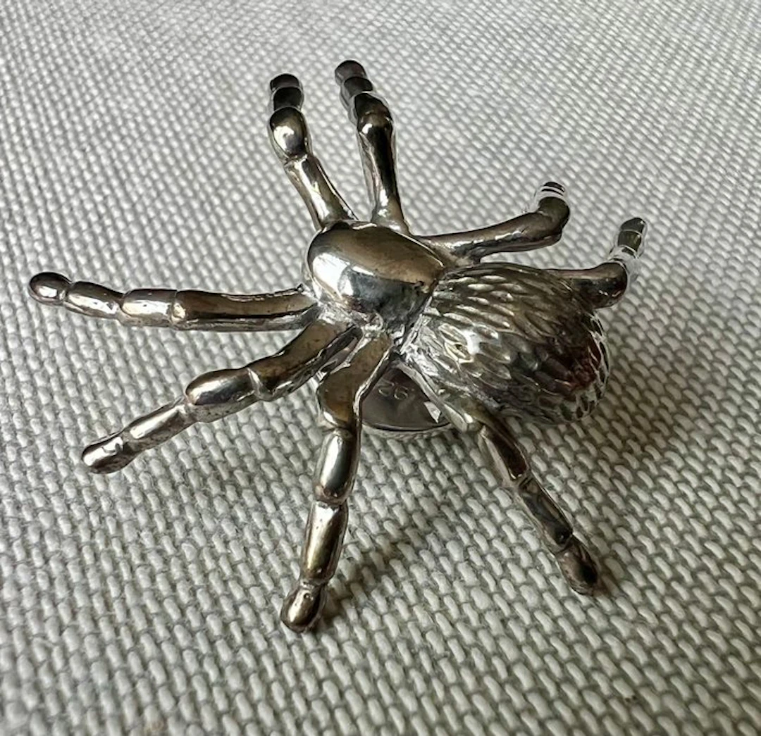 Alfred Dunhill - Silver - Jewellery pin - Lapel / Revers Pin Spider