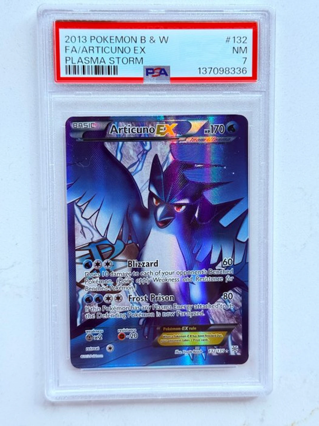 Pokémon - 1 Graded card - Articuno 132 Foil