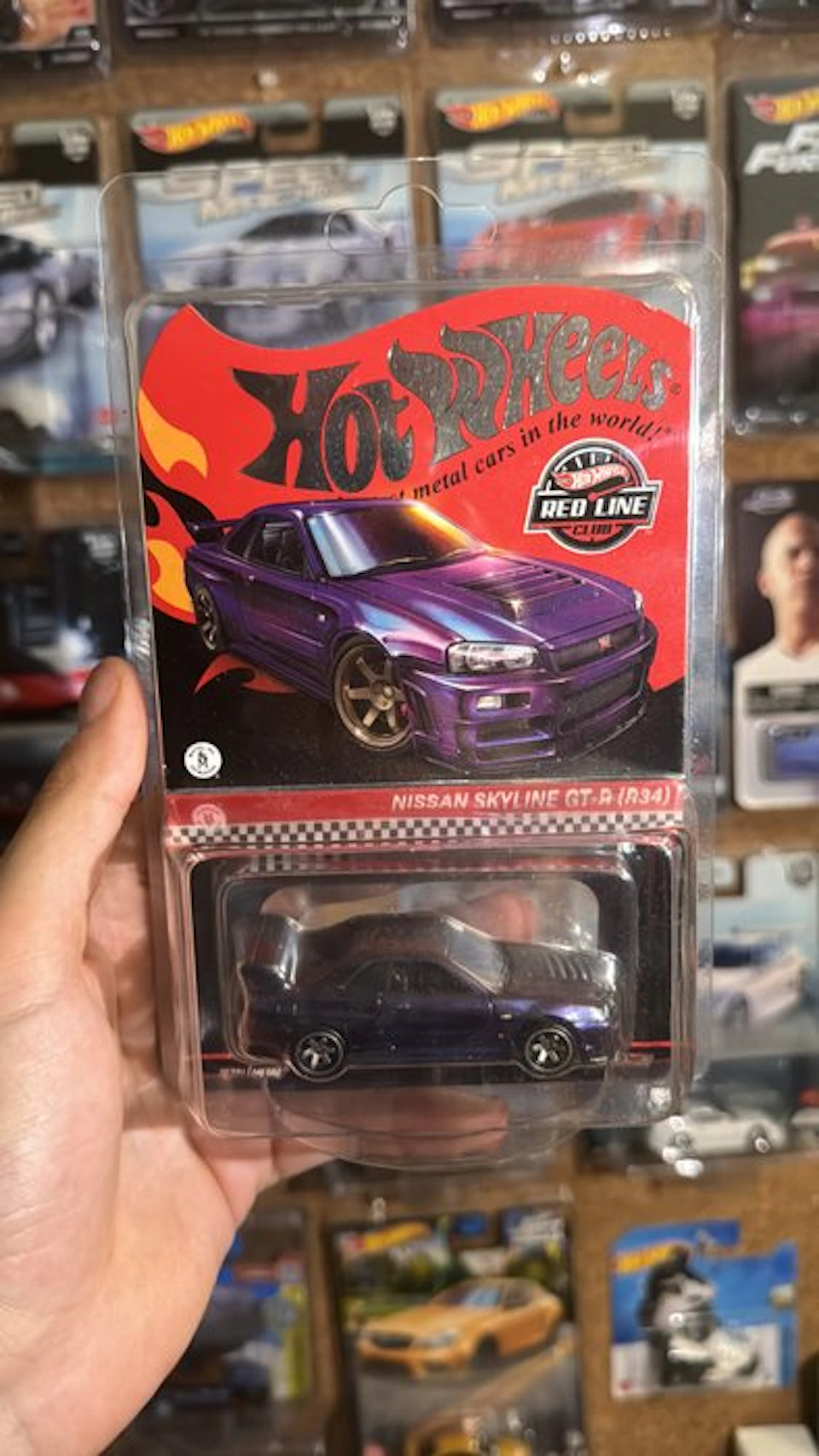 Hot Wheels 1:64 - Model car - Nissan Skyline GT-R (R34) - RLC