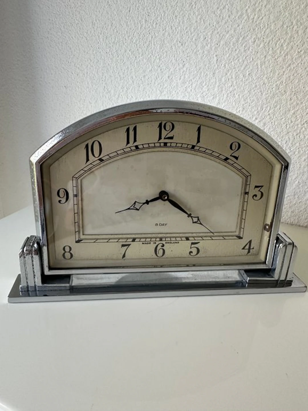 Desk clock, Table clock - smiths - Art Deco Aluminium, Steel - 1920-1930