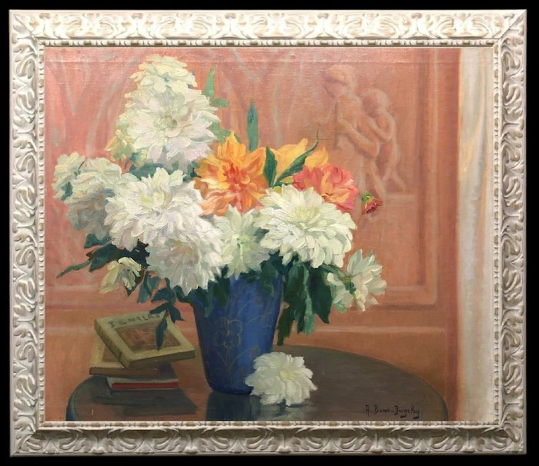 Anna Bono-Dugellay (1891-1977) - Le Vase à Chrysanthèmes