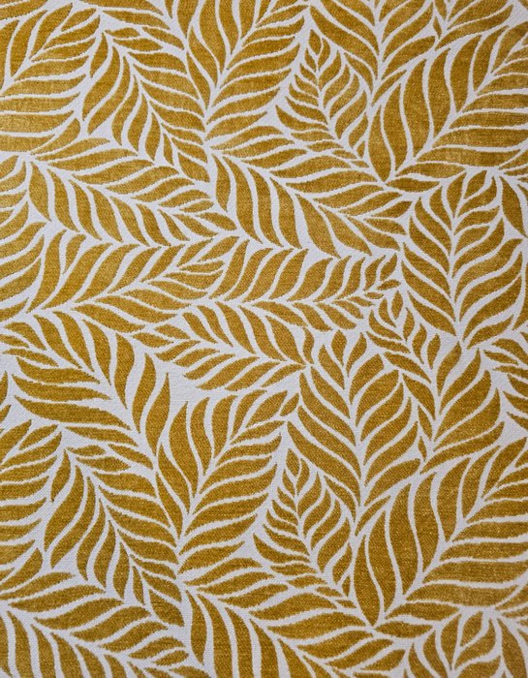 Heavy gold velvet jacquard for upholstery fabric Art...