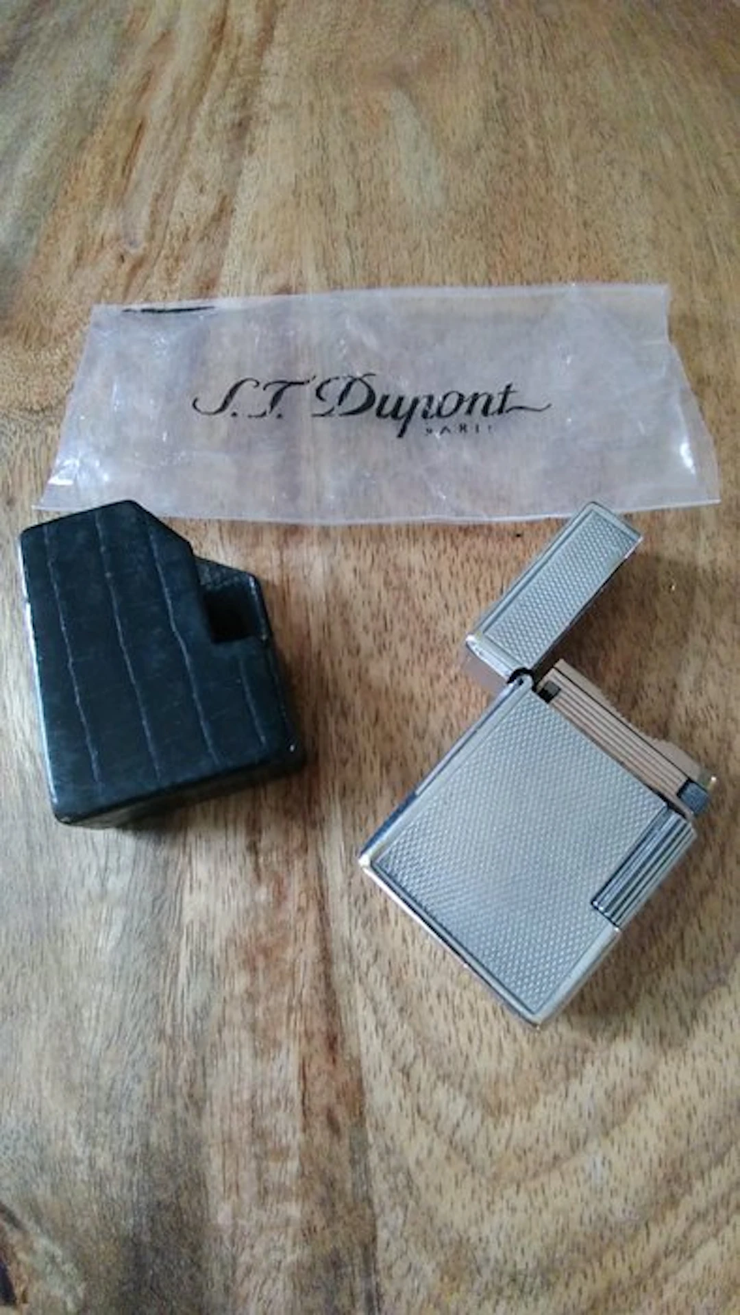 S.T. Dupont - Line d - No reserve price - Pocket lighter - Silver plated