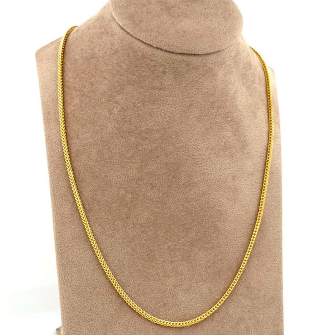 Necklace - 18 kt. Yellow gold - Franco - 60 cm