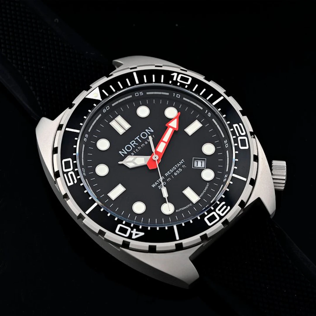 Norton - Marine - Automatic Diver 200M - Vetro Zaffiro...