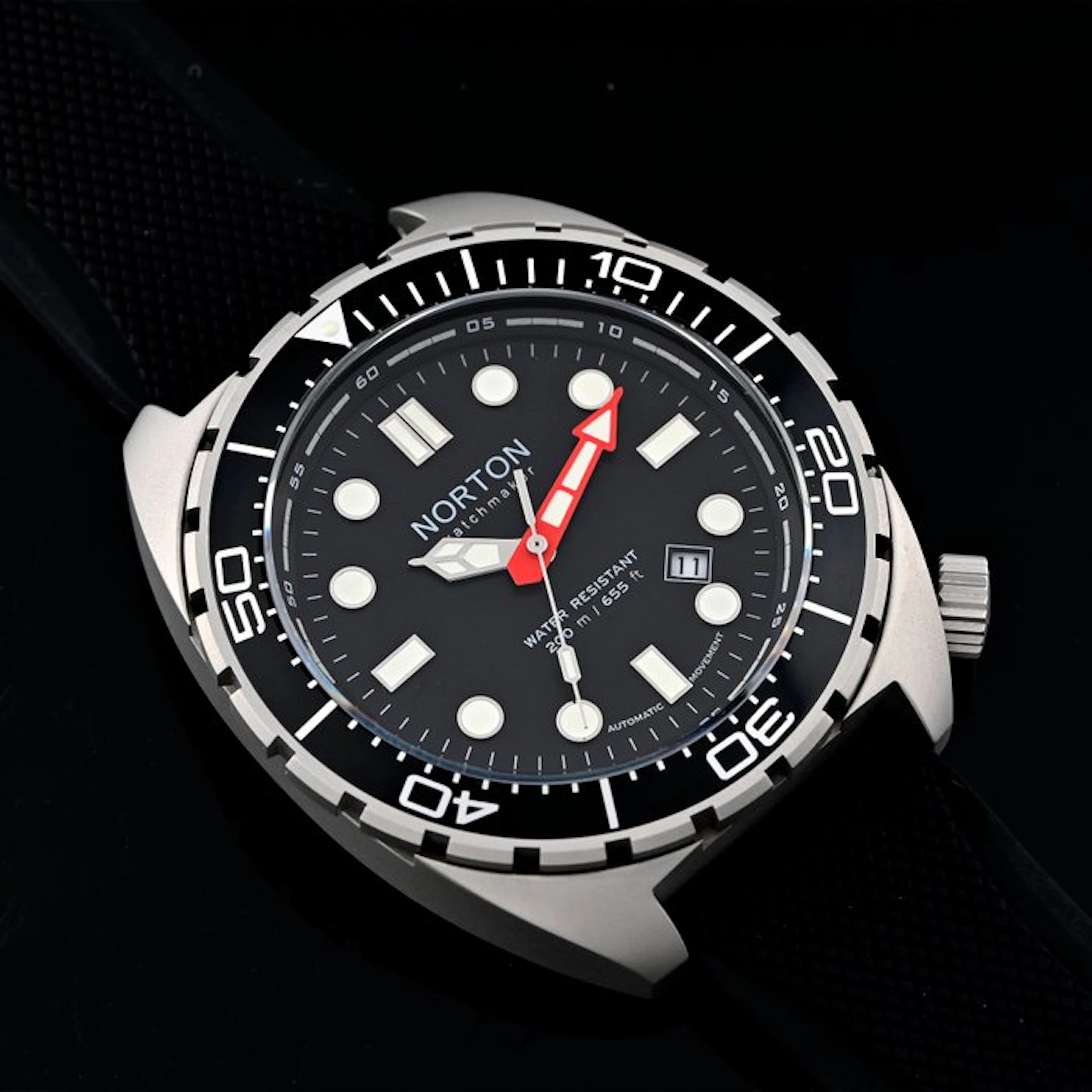 Norton - Marine - Automatic Diver 200M - Vetro Zaffiro...