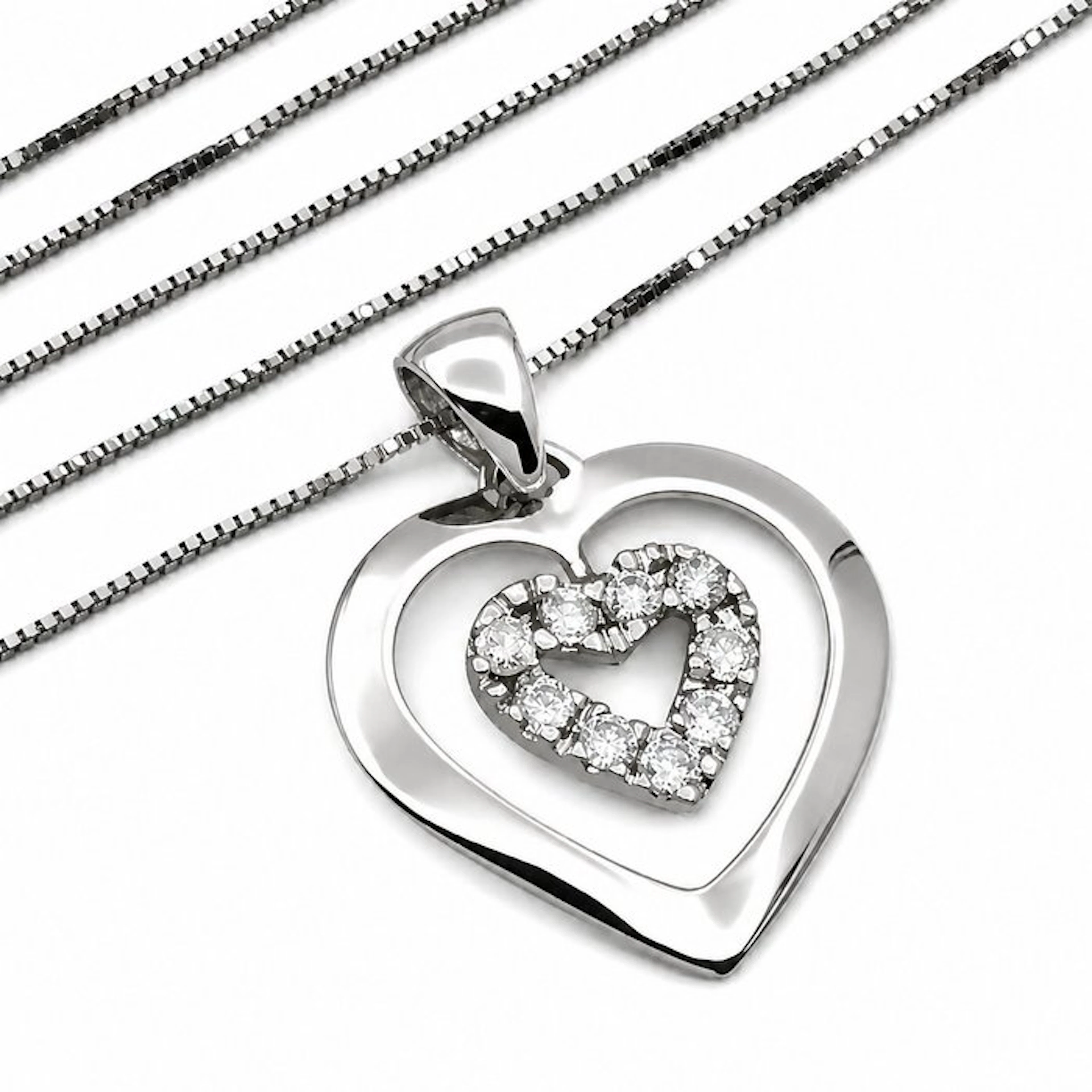 Necklace with pendant - 18 kt