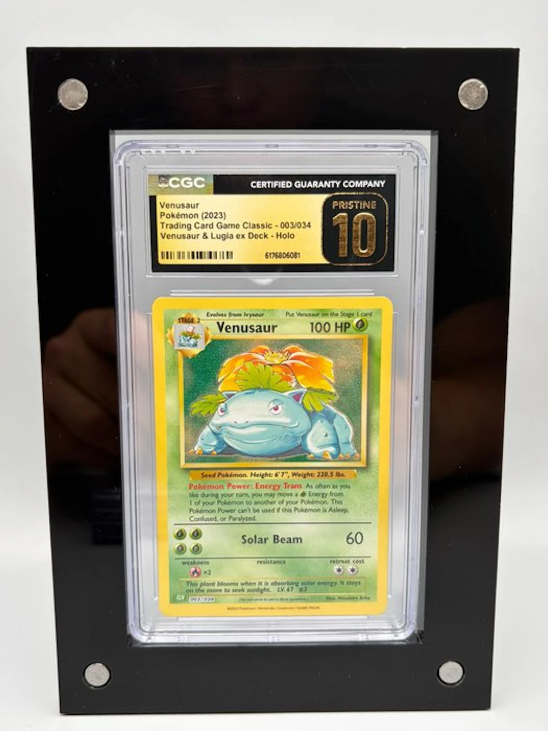 Pokémon Graded card - Venusaur Holo - CGC Pristine 10
