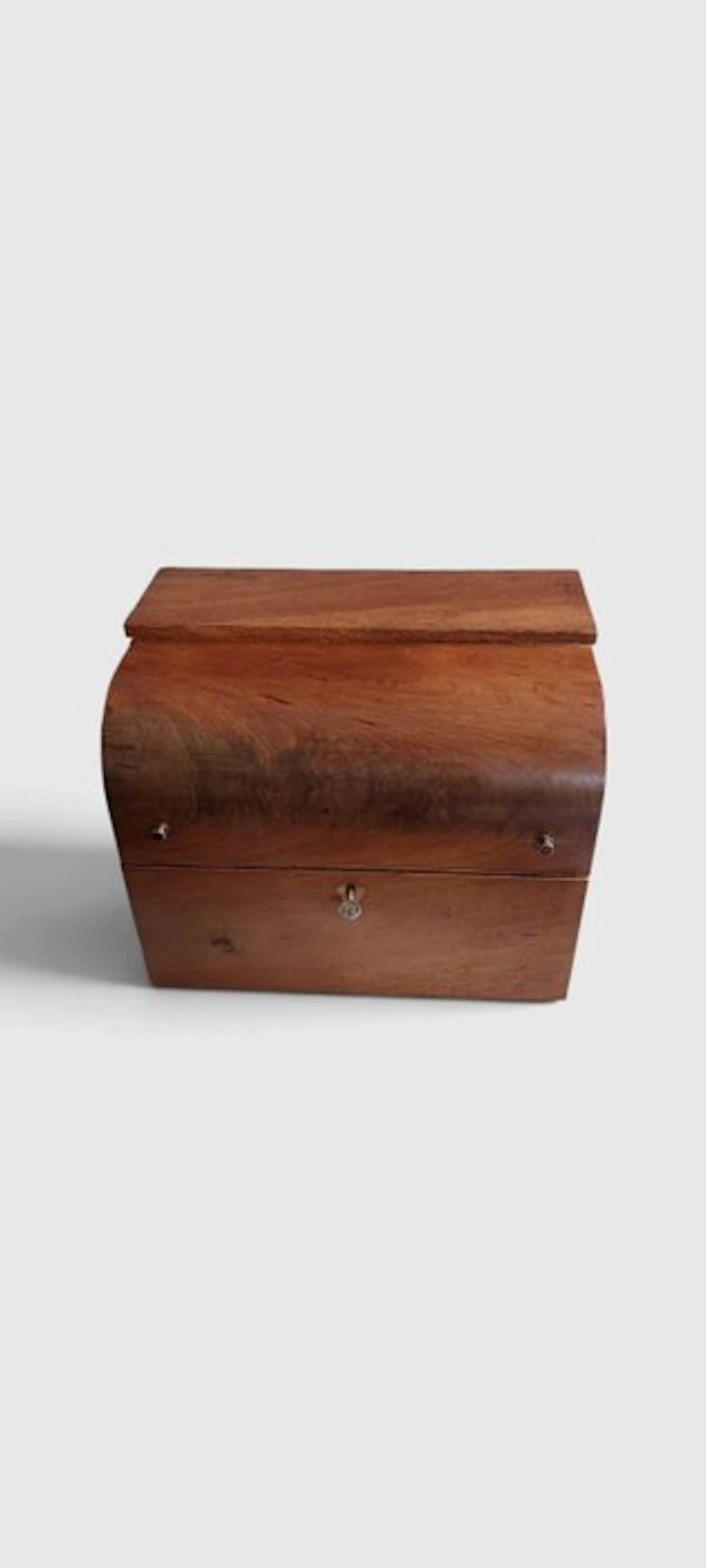 Letter box - 1930-1940 - walnut wood letter tray