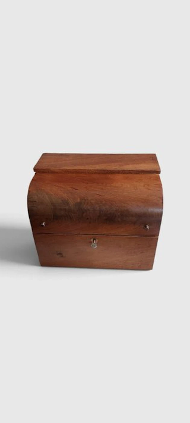 Letter box - 1930-1940 - walnut wood letter tray