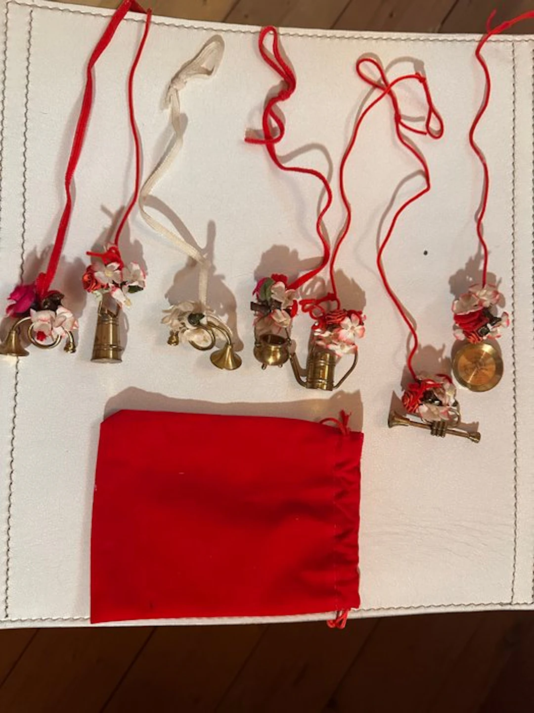 Christmas decoration (7) - Brass, Textile