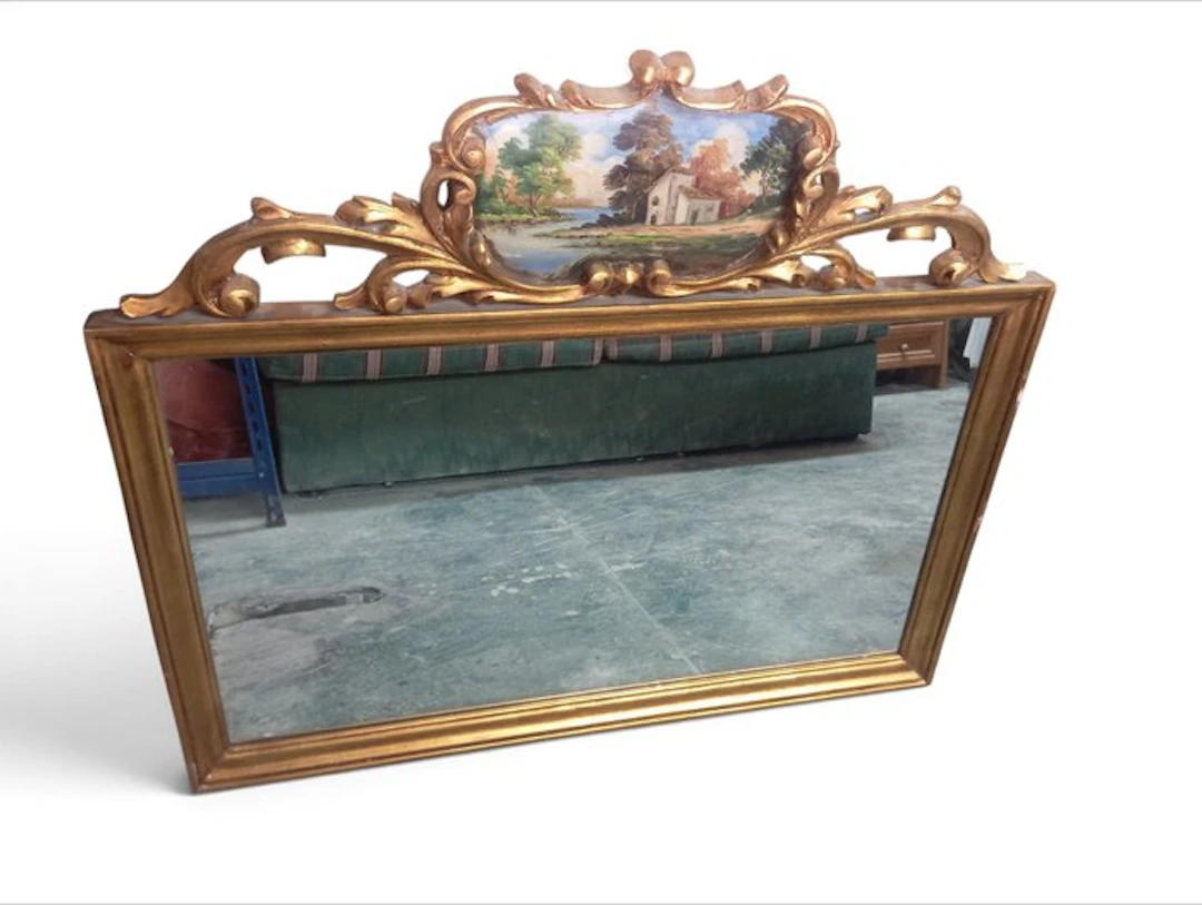 Wall mirror - Wood - French trumeau mirror