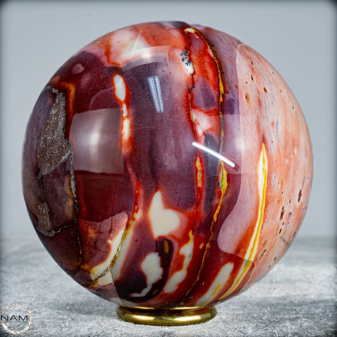 Rare Natural Top Quality Mookaite Sphere- 2243.21 g