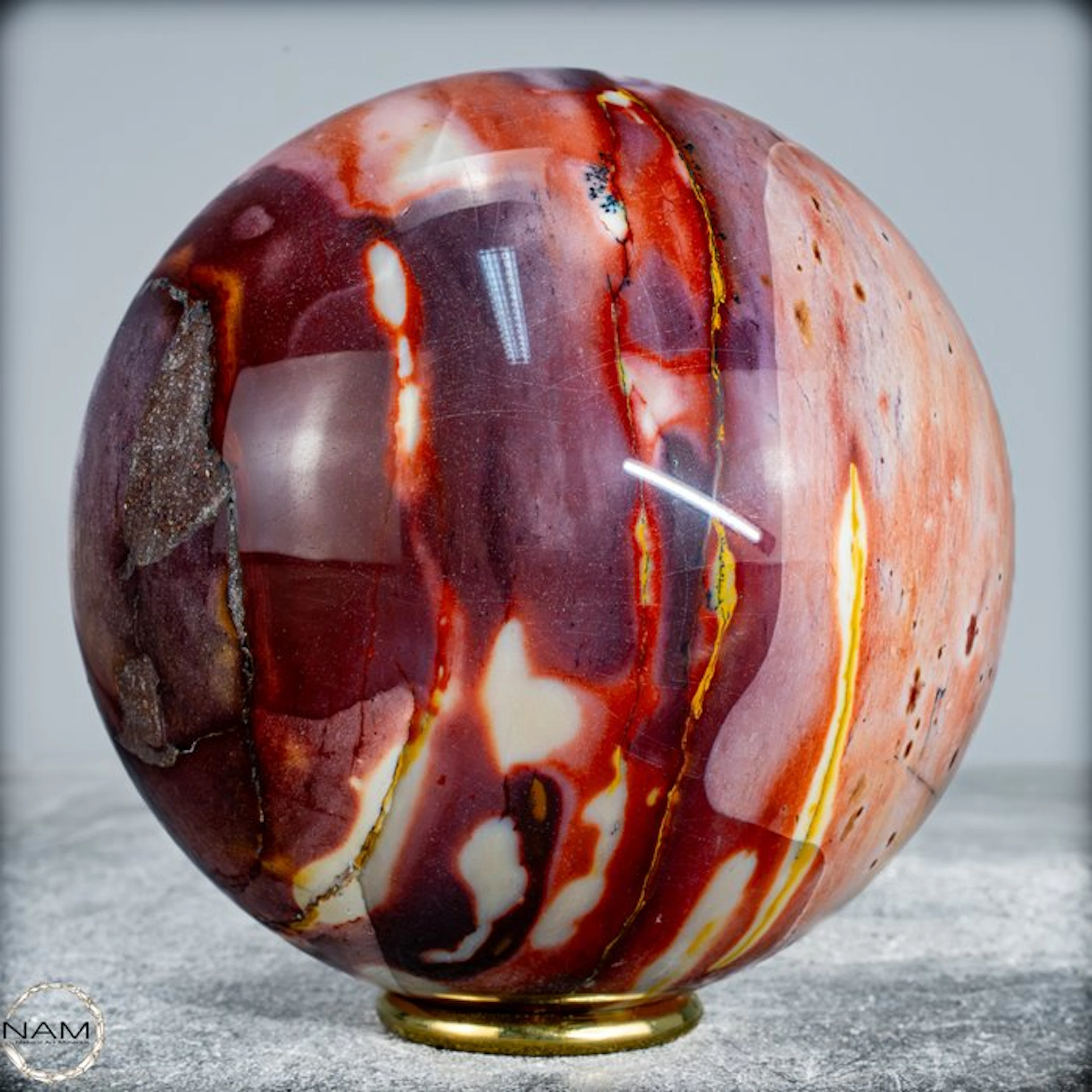 Rare Natural Top Quality Mookaite Sphere- 2243.21 g