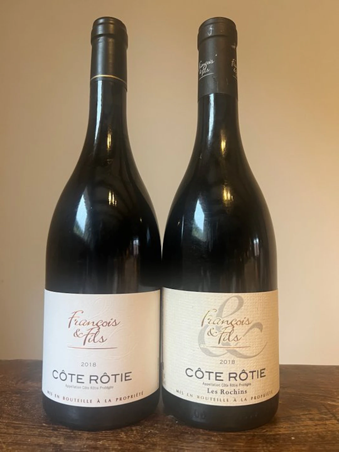 2018 duo Domaine François & Fils Côte Rôtie les Rochins