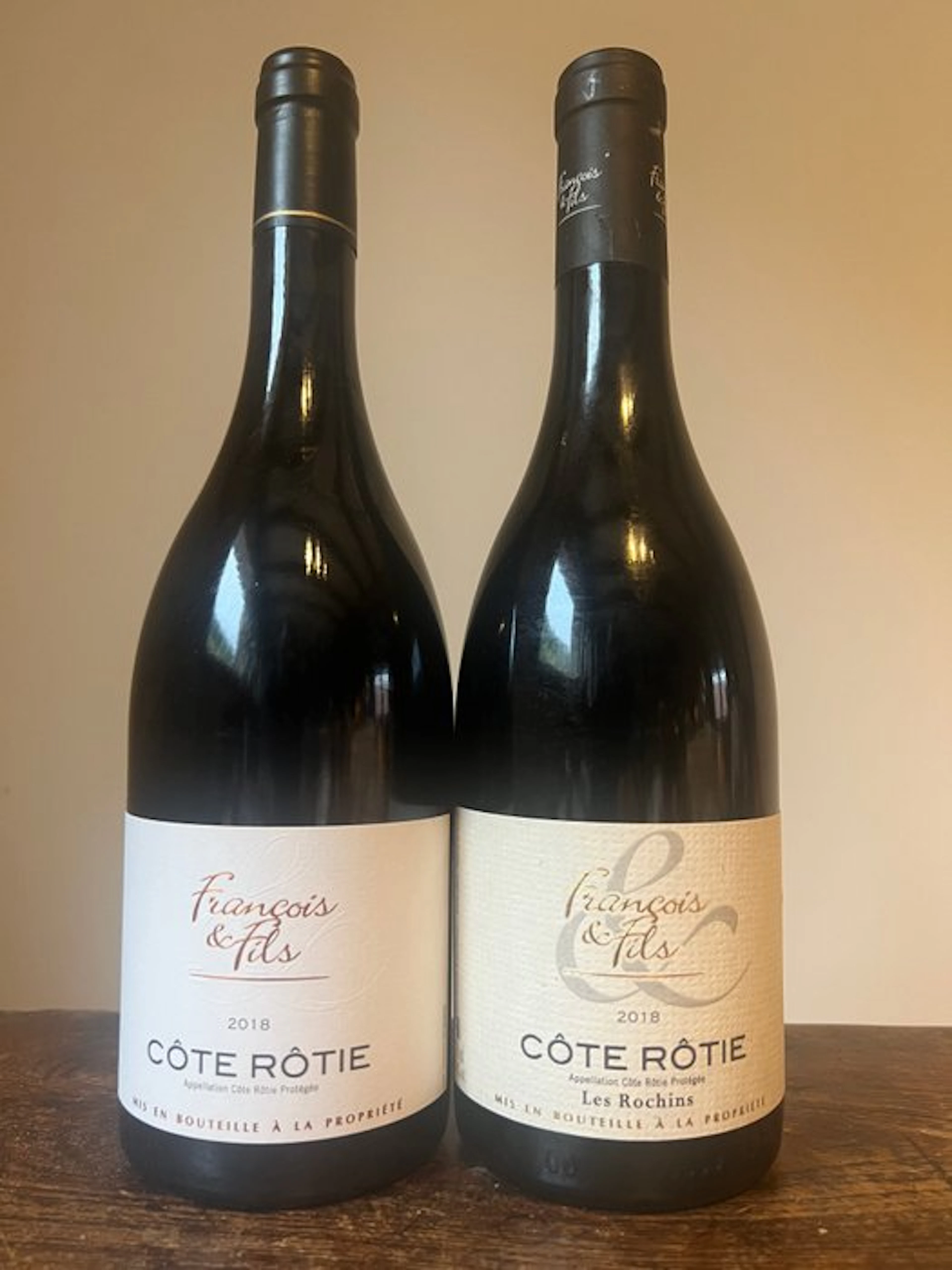 2018 duo Domaine François & Fils Côte Rôtie les Rochins