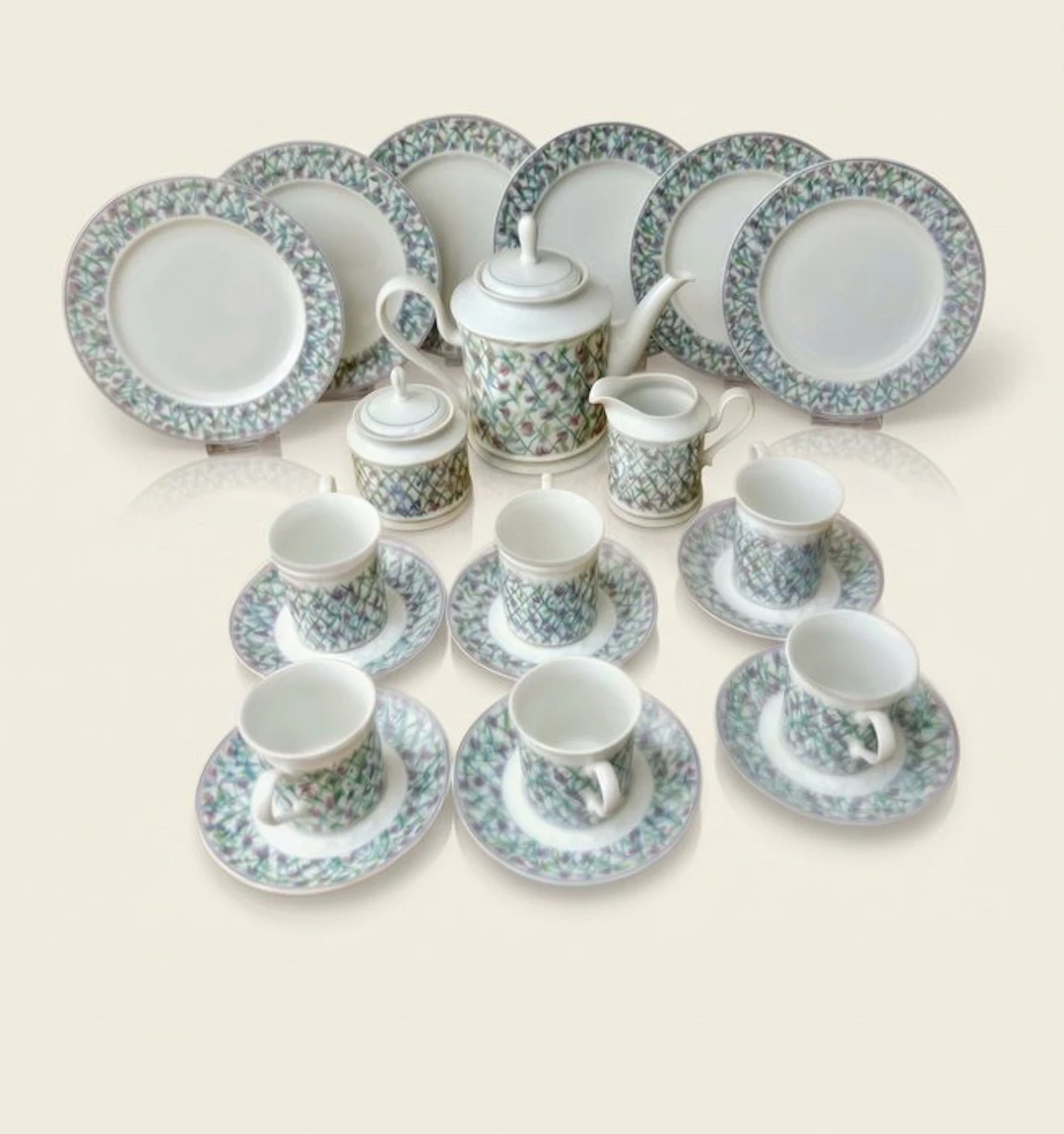 Rosenthal - Form 2000 „Rosengitter“ – 21-teiliges...