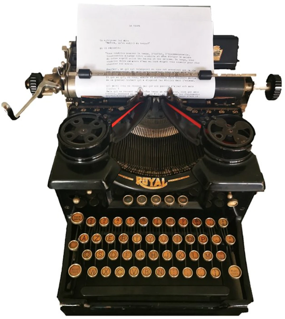 Royal 10 - single glass panel - Typewriter - 1930-1940