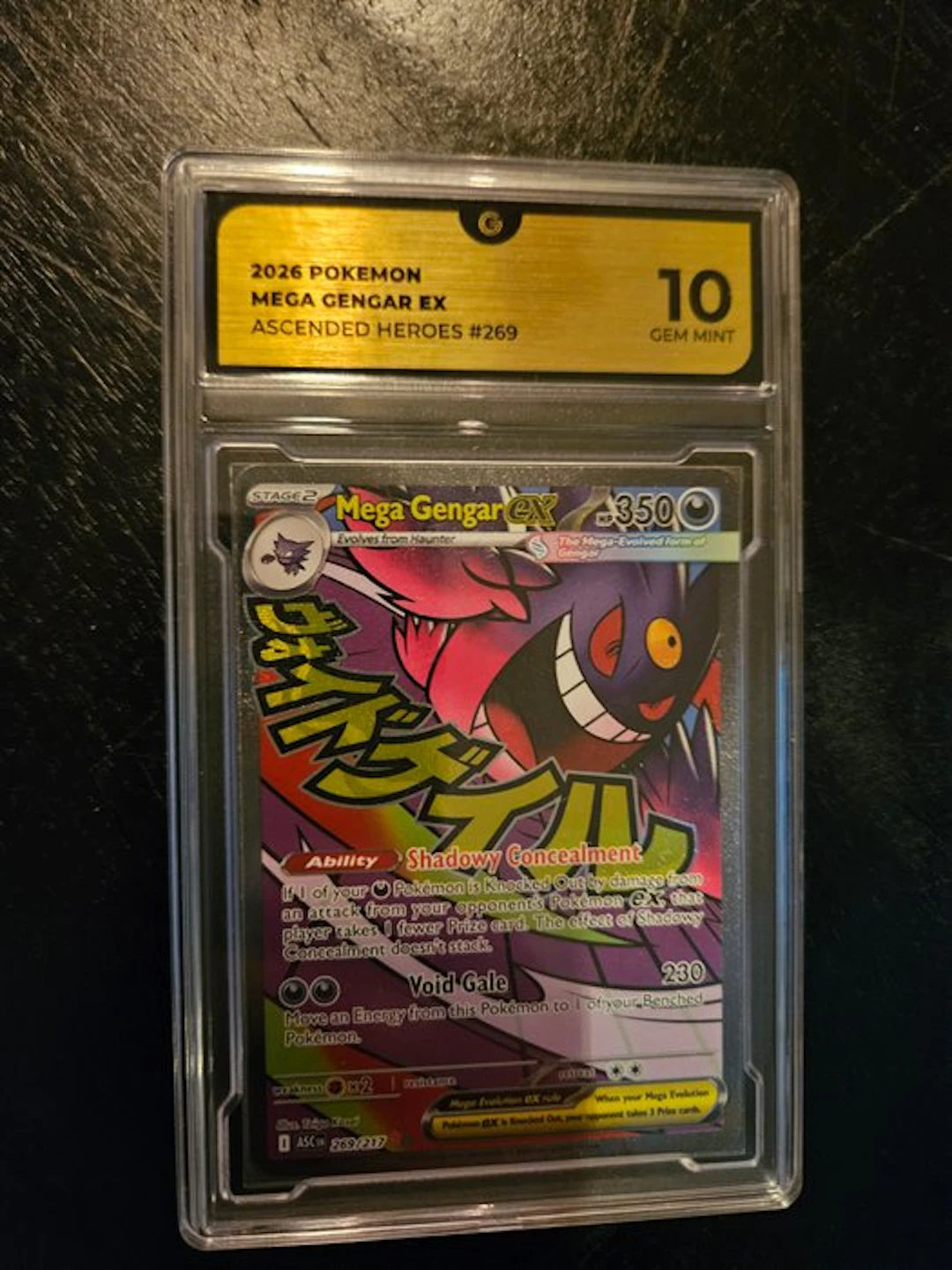 Pokémon - 1 Graded card - Mega Gengar 269 Foil