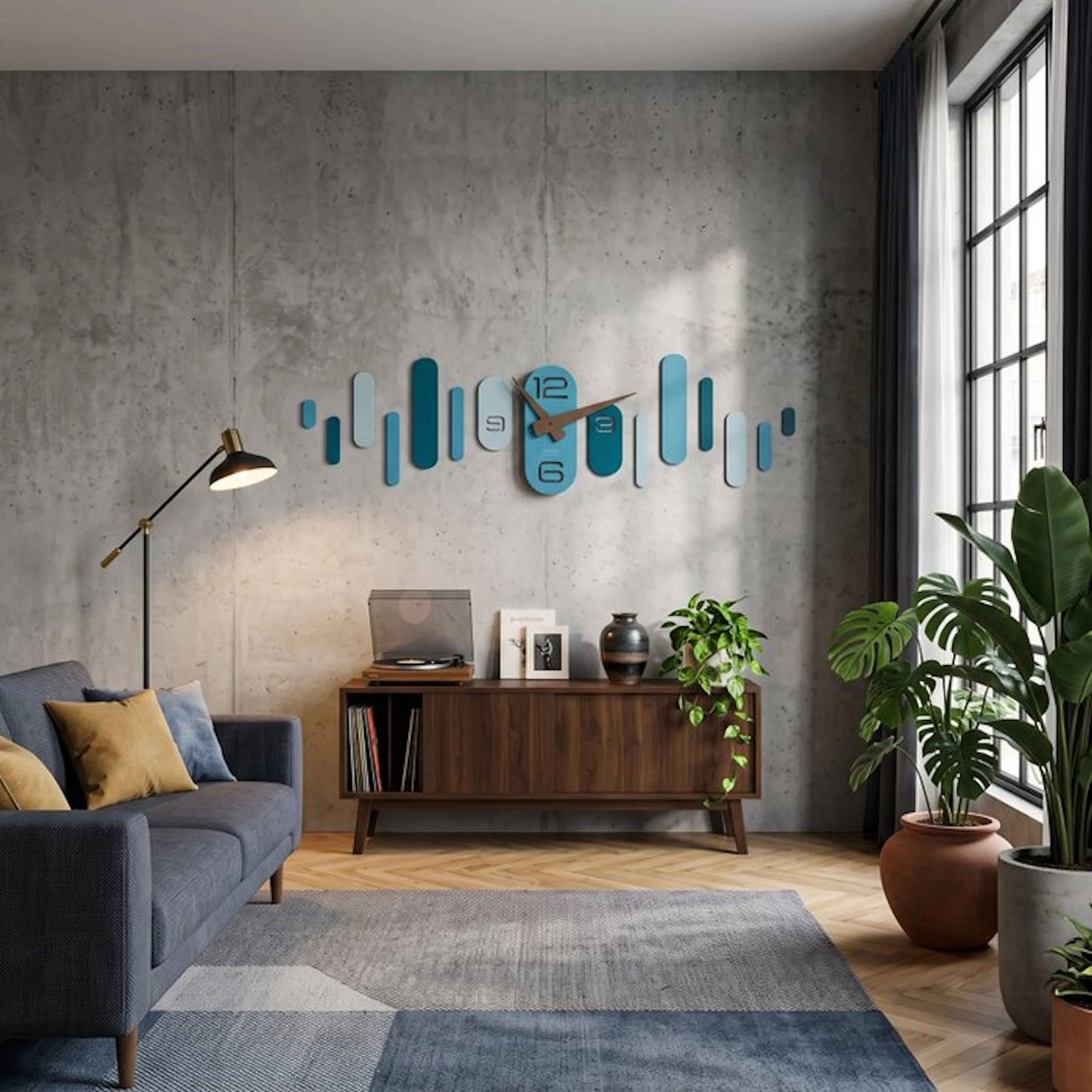 Wall clock - GIallobus - Contemporary Wood - 2024 - Wave Watch