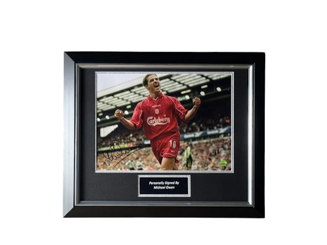 Football World Championships - Michael Owen Signed...