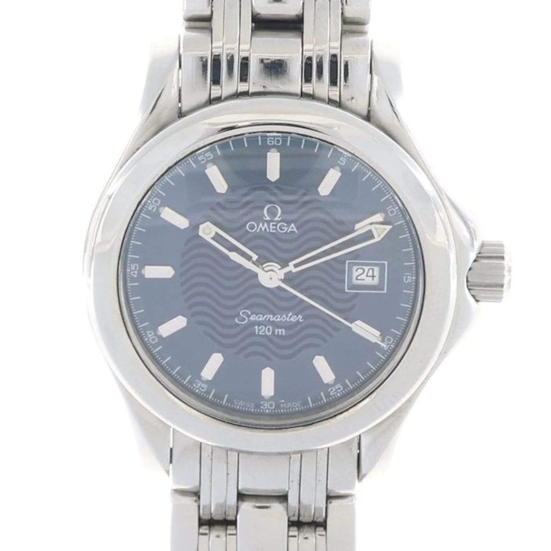 Omega - Seamaster 120M Quartz Lady "Wave Dial" - No...