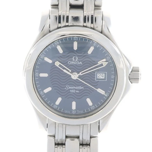 Omega - Seamaster 120M Quartz Lady "Wave Dial" - No...