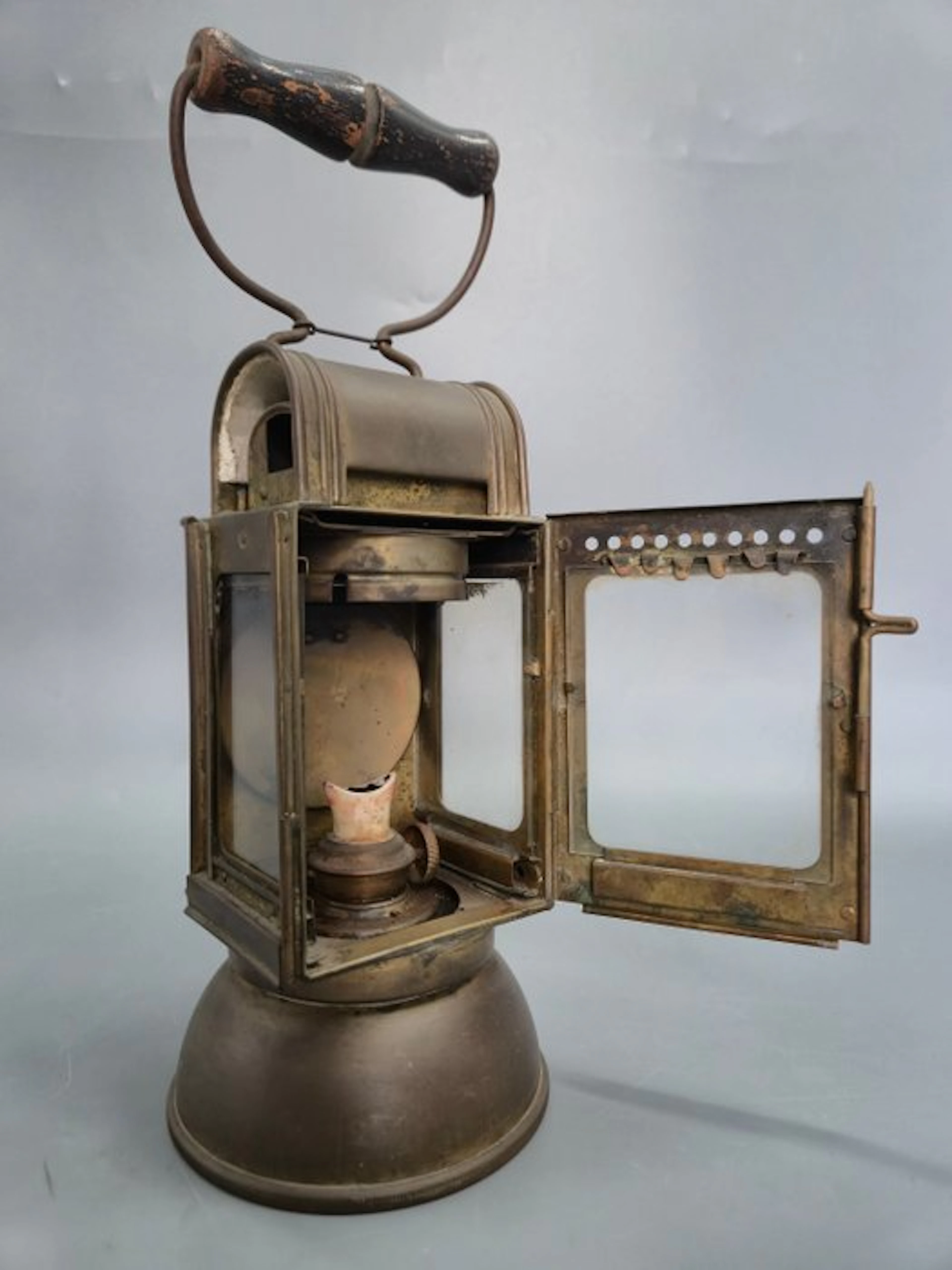 Oil lamp - Antique Brass Carbide Lamp Hand Lantern – Gerax Brass Lantern