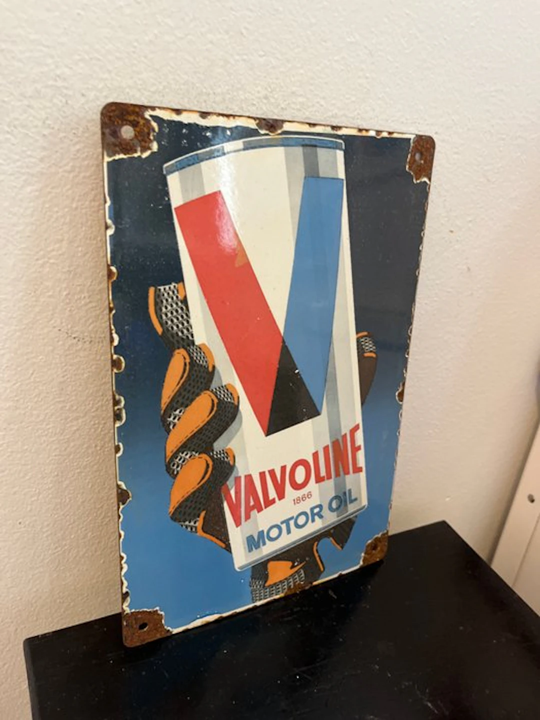 Vintage Valvoline Motor Oil Advertising Sign – Industrial...