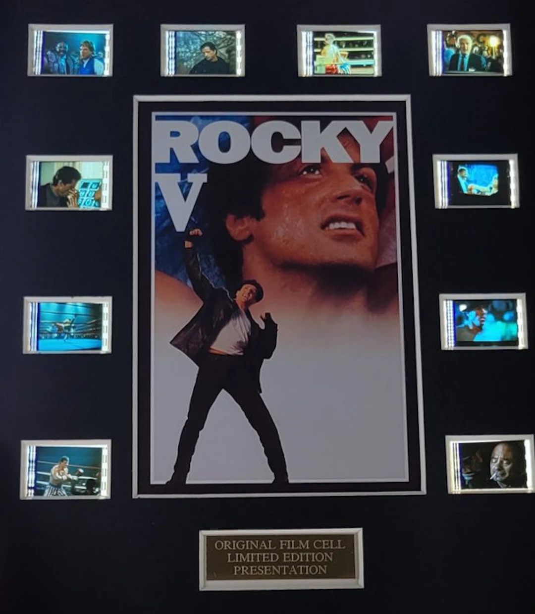 Rocky 5 - Framed Film Cell Display with COA