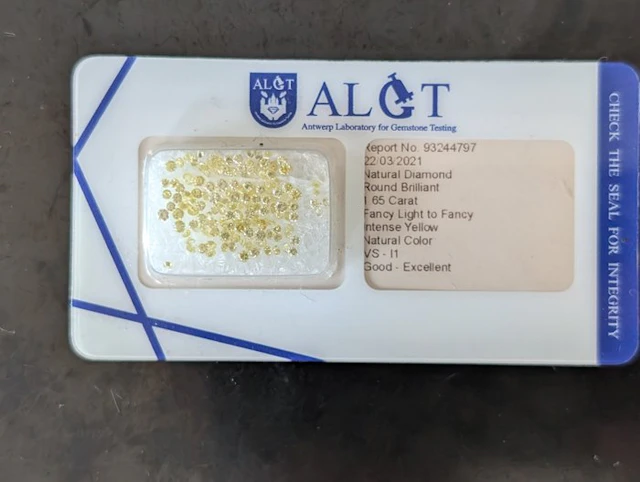 149 pcs Diamond (Natural) - 1.65 ct - Round - VS1