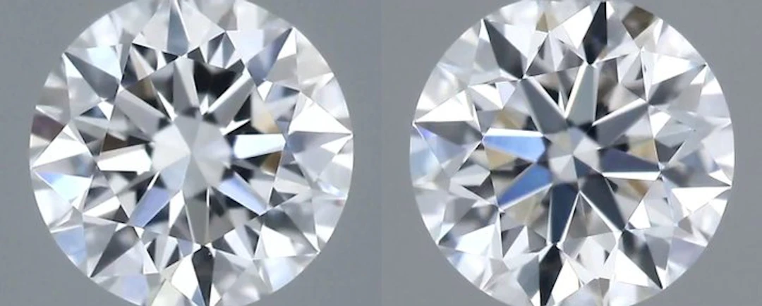 No reserve price - 2 pcs Diamond (Natural) - 0.60 ct...