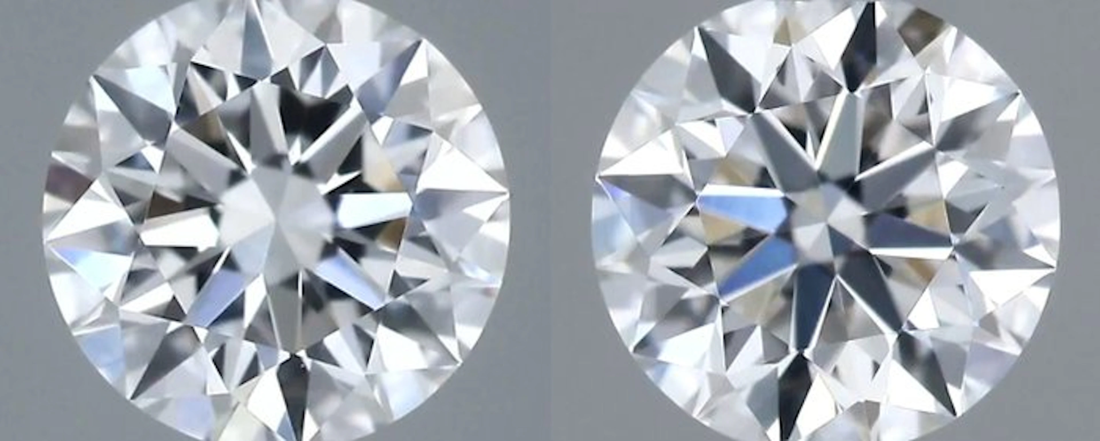 No reserve price - 2 pcs Diamond (Natural) - 0.60 ct...
