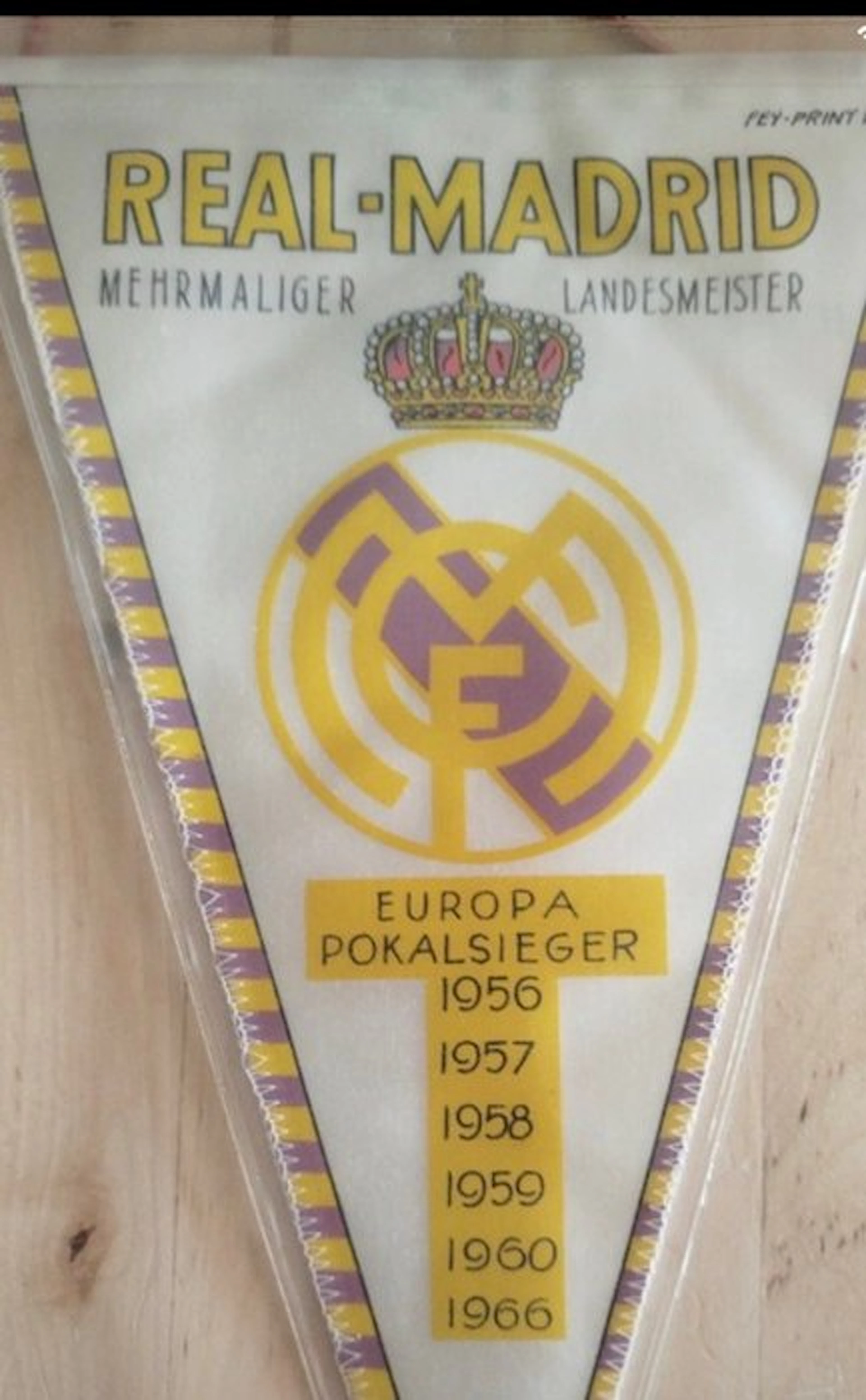 Real Madrid - Coppe dei Campioni / Champions League - Flag / pennant