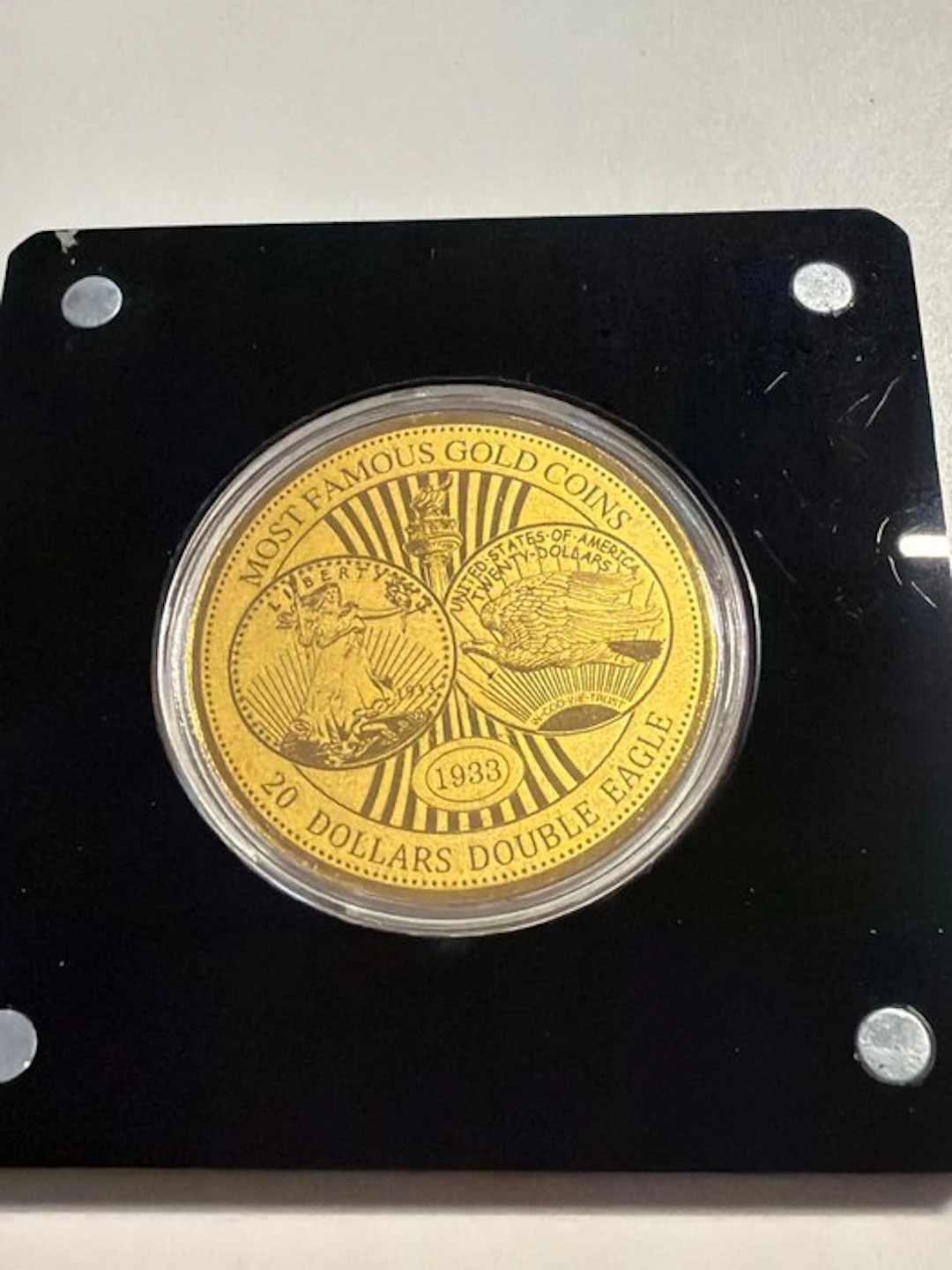 Niger. 100 Francs 2020 Double Eagle von 1933.