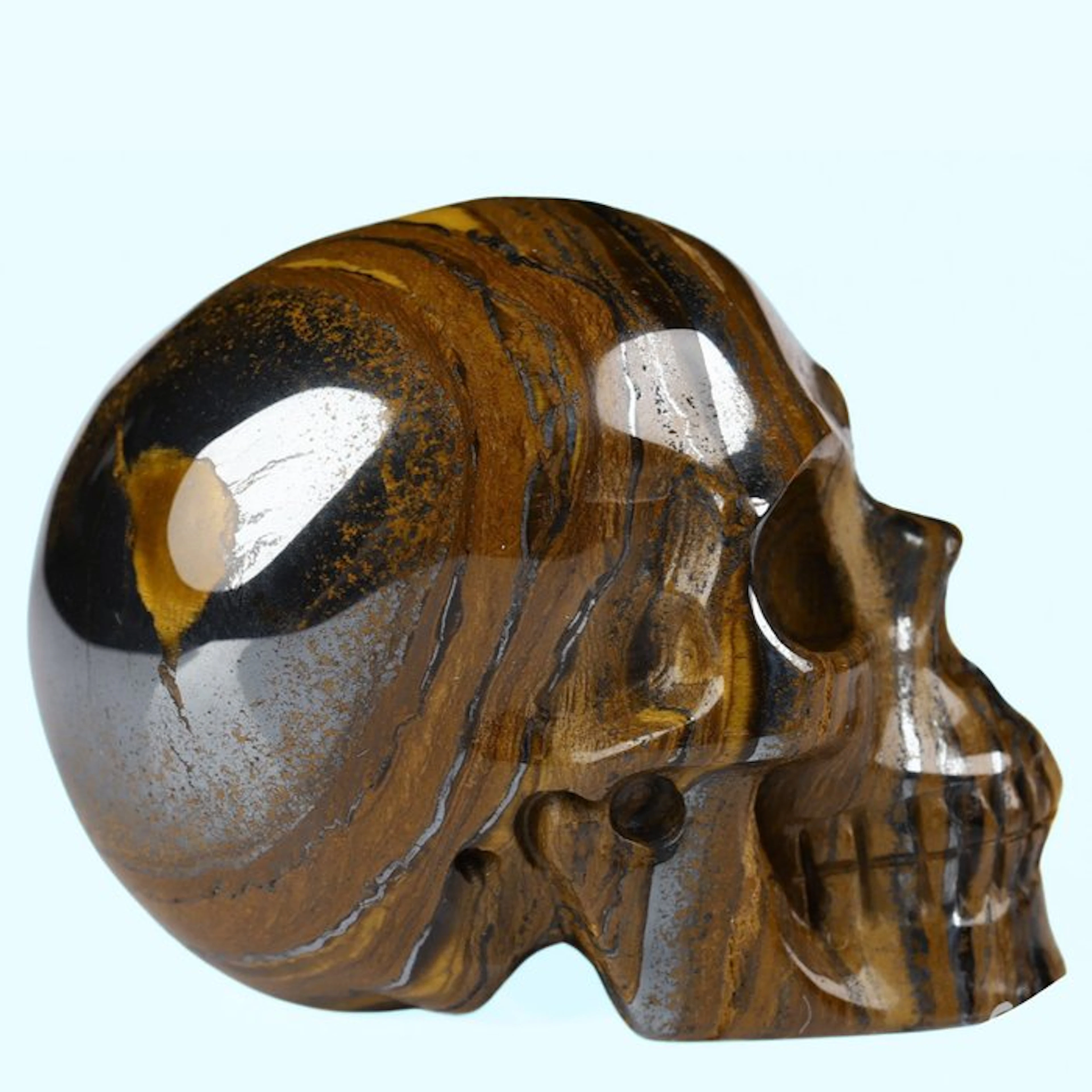 105 g Tiger Iron Eye – The Mirror of the Olmec Ruler